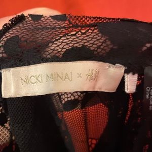 Limited edition Nicki Minaj black lace top